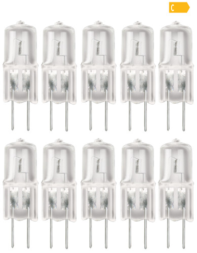 10x halogen 50w - jc,